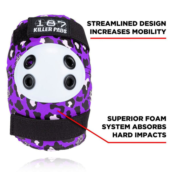 187 Killer Pads Jr. Six Pack Set Staab - Purple - Skatewarehouse.co.uk