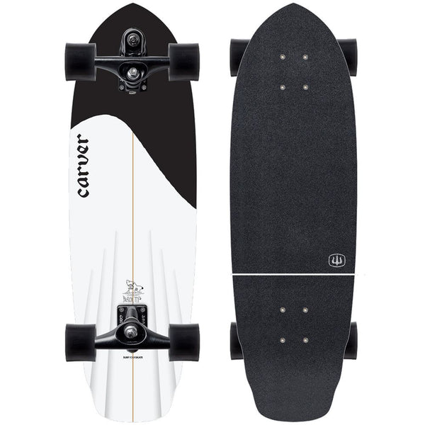 Carver Skateboards 32.5" Black Tip - C7 Surfskate Complete
