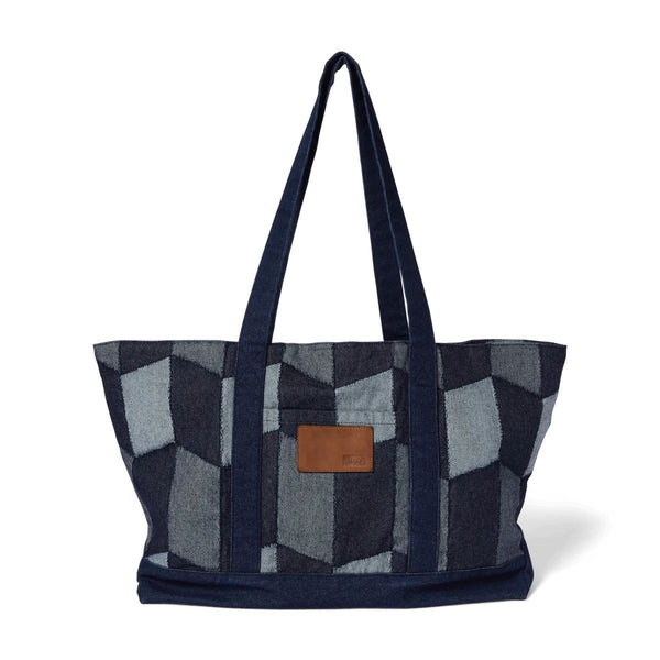 HUF Patchwork Denim Tote (Denim) Apparel - One Size