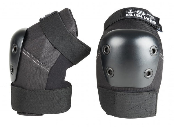 187 Killer Pads Pro Elbow - Black / Black - Skatewarehouse.co.uk