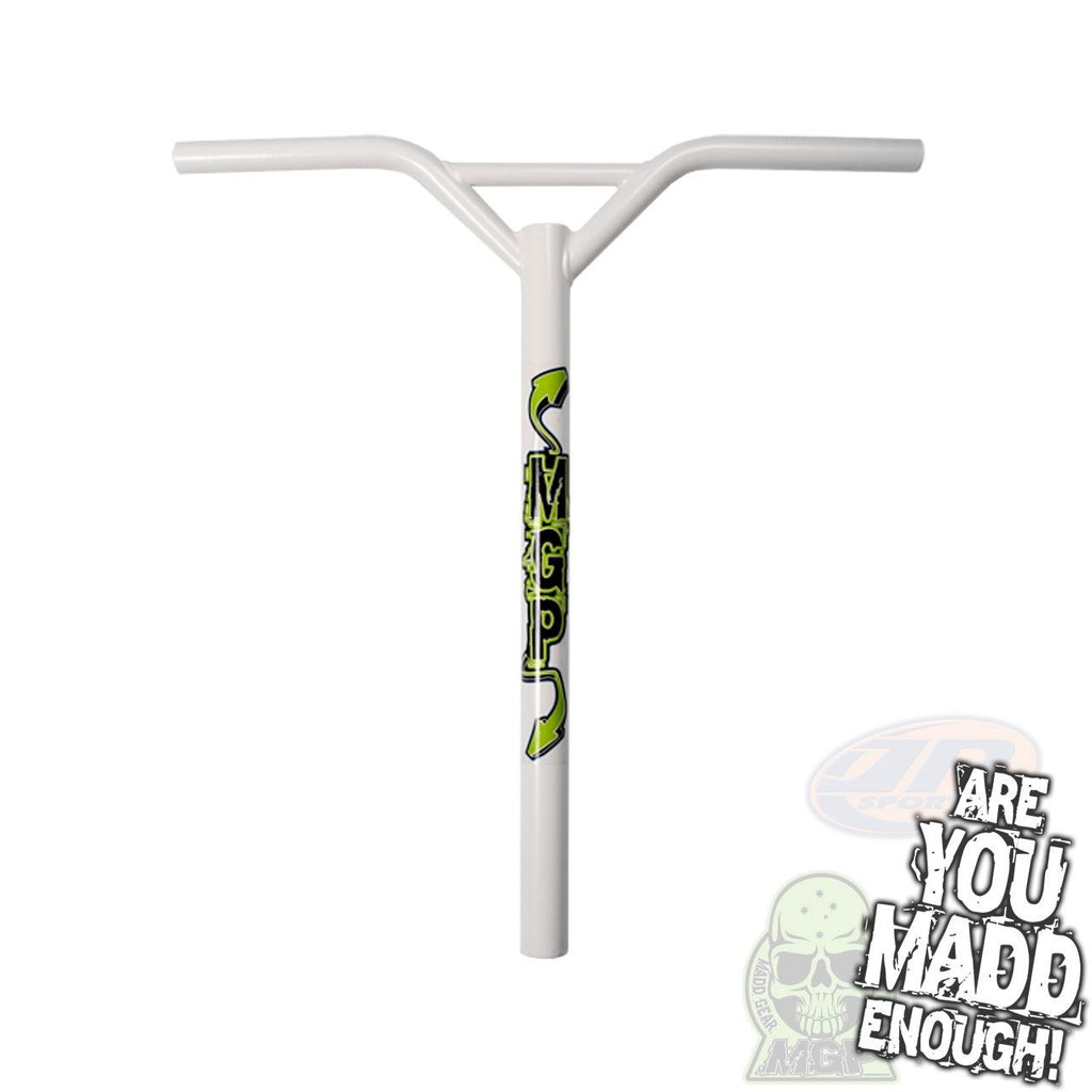 Madd Gear Mgp Bat Wings Rake 23" X 21" - White With Logo - Skatewarehouse.co.uk