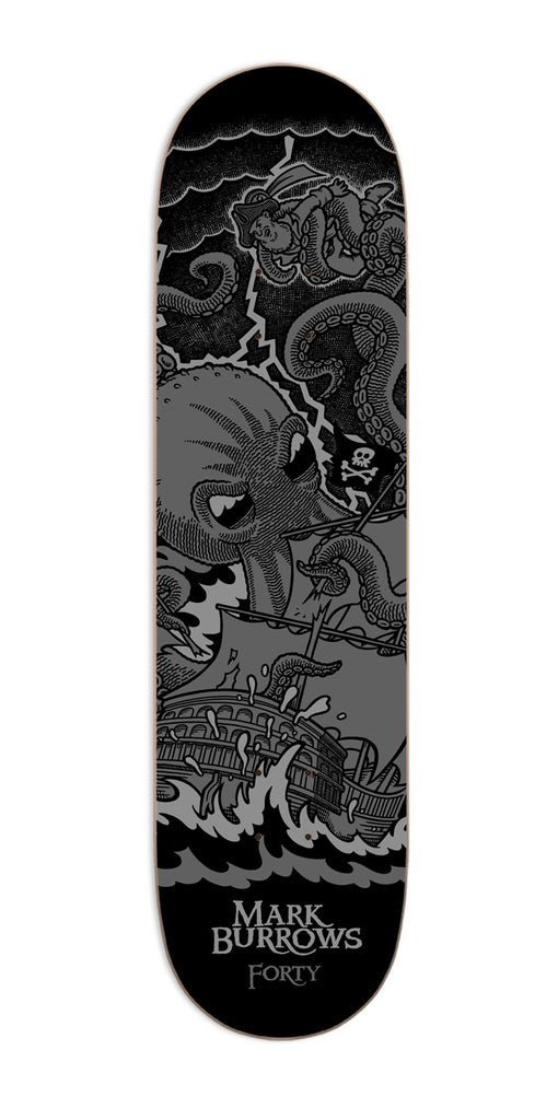 Forty Burrows Kraken Skateboard Deck - 8.75"