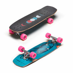 Loaded Boards Ballona Moby - All Around - Fat Free Pink Longboard Complete