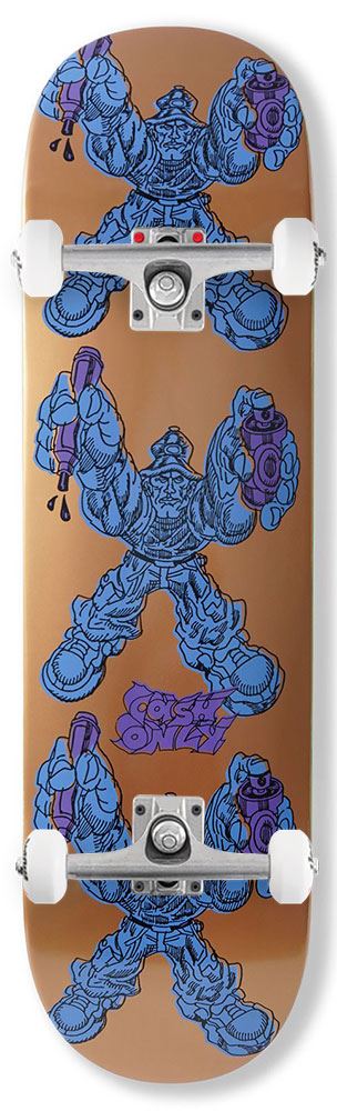 Cash Only 'Vandal' x Venom Custom Complete Skateboard - 8.25