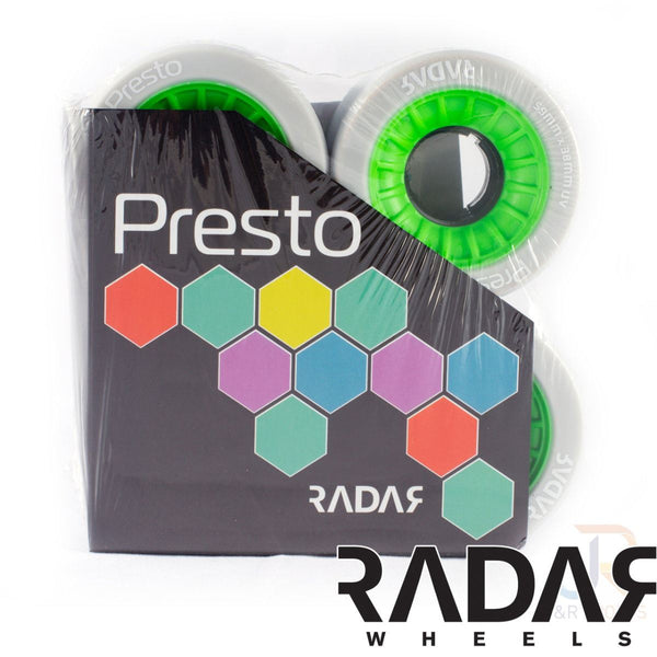 Radar (4) - Presto 59 - Grey / Green - / 99A Skateboard Wheels - 59mm