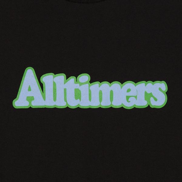 Alltimers Broadway Tee Black Blue Green - Skatewarehouse.co.uk