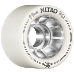 Rollerbones - Nitro Speed White (8) - / 94a Skateboard Wheels - 59mm