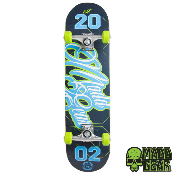 Madd Gear Pro Skateboard - Game Play Blue / Green Complete Skateboard
