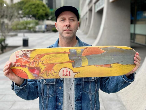 Girl Jenkins Basketball Tony Ferguson PSSTIX Skateboard Deck - 7.5