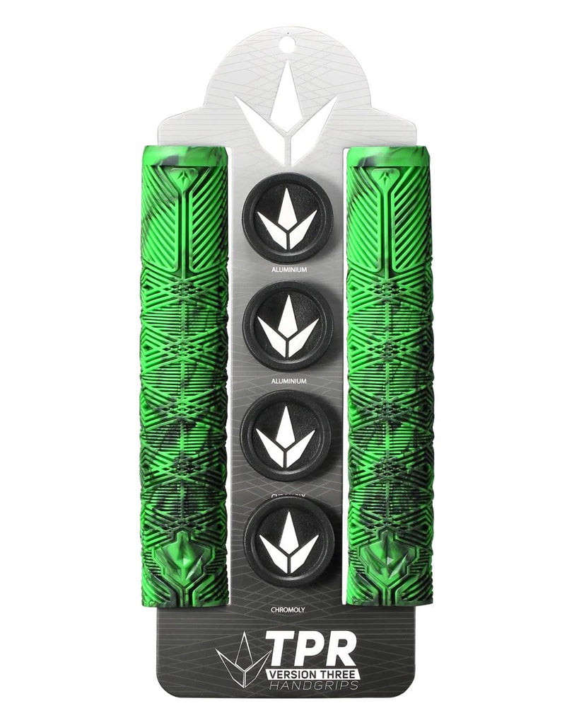 Blunt V3 - Green / Black Scooter Bar Grips