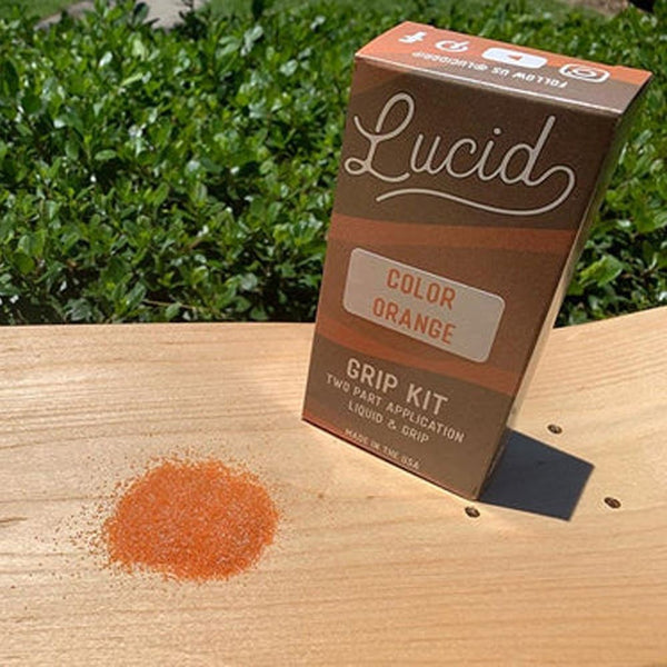 Lucid Grip - Colour - Orange Skateboard Grip Tape