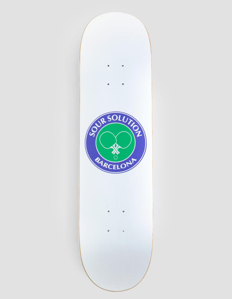 Sour Social Club White Skateboard Deck - 8.25" - Skatewarehouse.co.uk