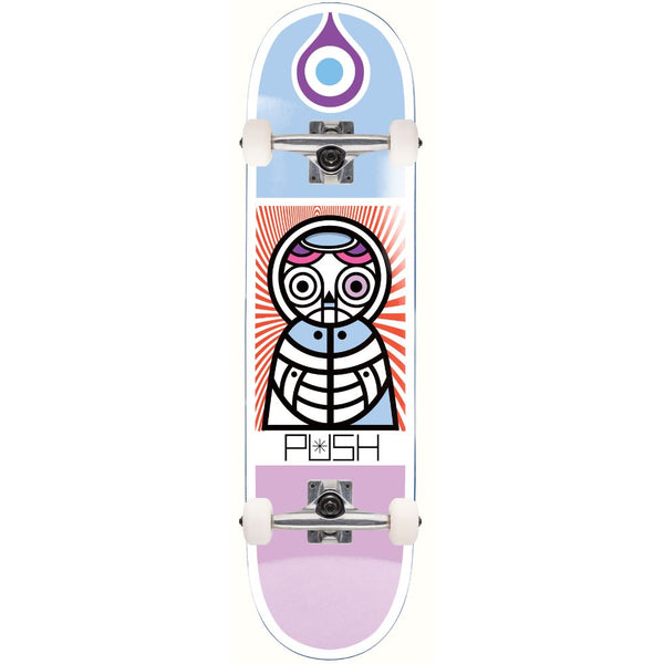 Push Don Pendleton Owl Guest Multi Complete Skateboard - 8.0