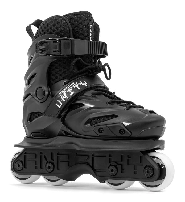 Anarchy Unity Adjustable Aggressive Skates - Black - Skatewarehouse.co.uk