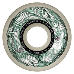 BONES Skateboard Wheels X-Formula 'Money Bunny' x V6 Widecut 95A - Skatewarehouse.co.uk
