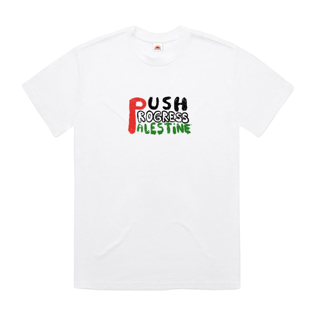 SkatePal Handala Tee White