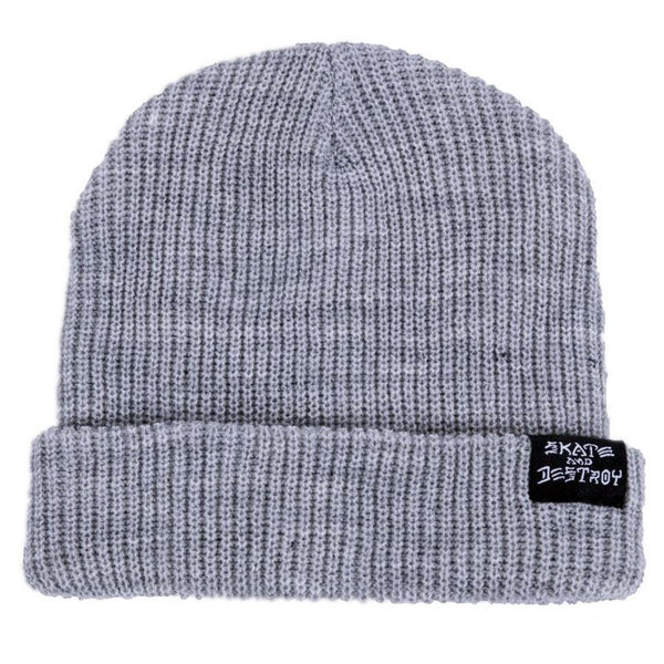 Thrasher Beanie S.A.D./Skategoat - Grey - Skatewarehouse.co.uk