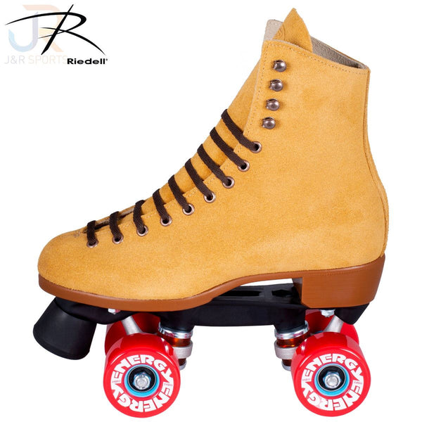 Riedell 135 Zone - Tan Suede - Width Medium Quad Skates