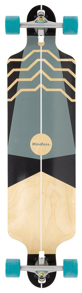 Mindless Tundra DT 40" x 9.5" Teal Complete Longboard - 40.0"