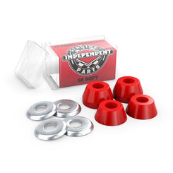Indy Skateboard Bushings Standard Conical Soft 88a Red - Red - Skatewarehouse.co.uk