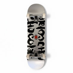 Chocolate Ink blot Grey Chris Roberts Twin Complete Skateboard - 8.0"