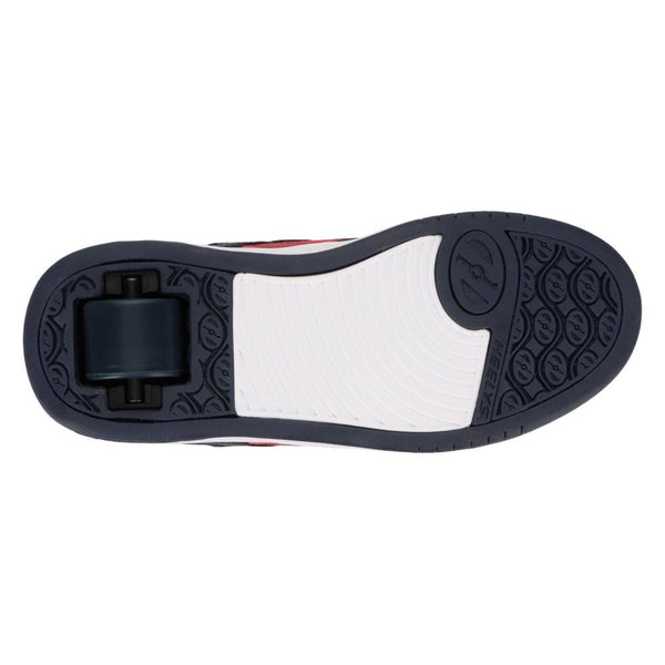 Heelys x Reebok BB 4500 Low - White / Navy / Flash Red - Skatewarehouse.co.uk
