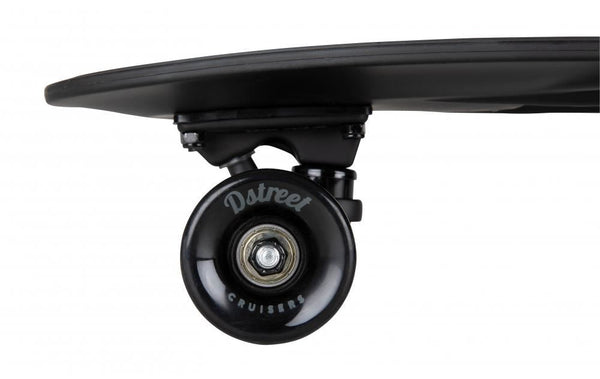 D Street Cruiser Triple Black Complete Cruiser Skateboard - 6.9