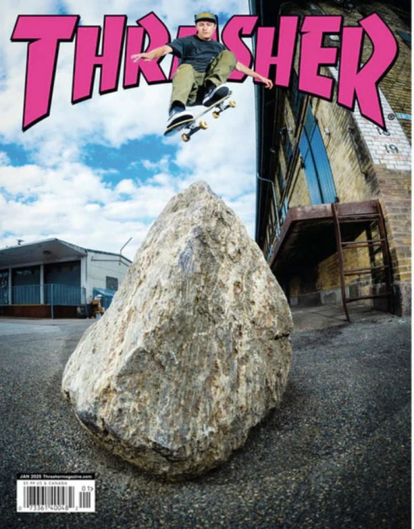 Thrasher Magazine January 2025 - Skatewarehouse.co.uk