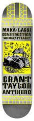 Anti Hero Grant Makalassi Construction Re-Color - DBX (Silver) Skateboard Deck - 8.5"