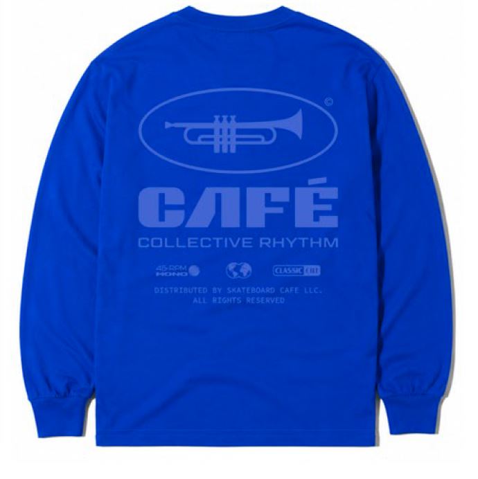 Skateboard Cafe Collective Rhythm Longsleeve (Royal Blue)