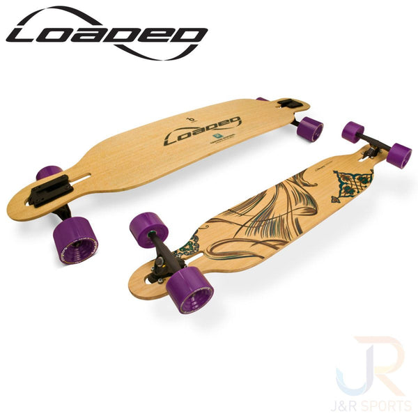 Loaded Boards Dervish 1 - Downhill & Carving - Inheat Purple Longboard Complete