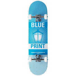 Blueprint Pachinko Blue / White Complete Skateboard - 8.0"