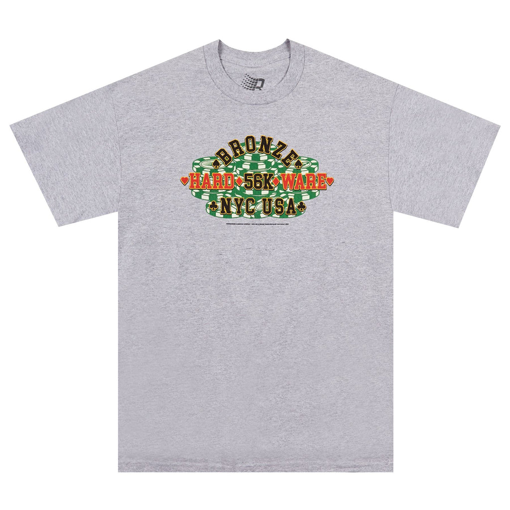 Bronze Poker Tee (Heather Grey) - M