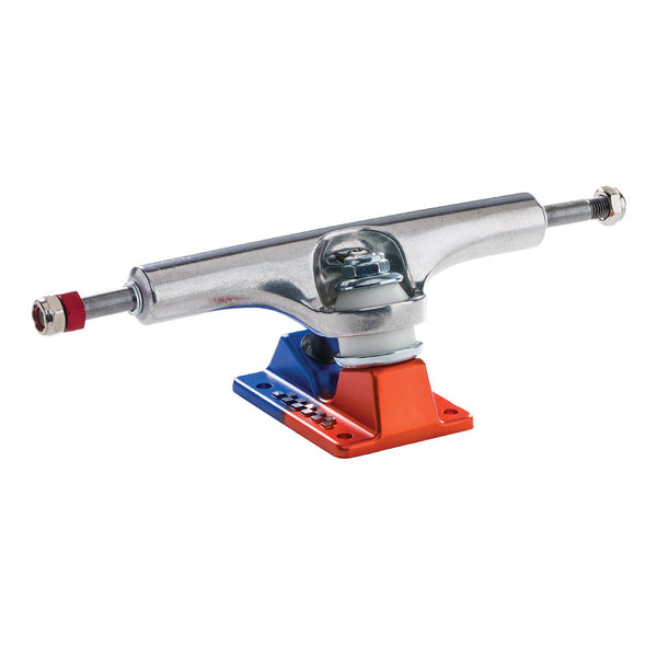 Ace AF1 Anodized Blue Orange / Polished 60 Skateboard Trucks - 60 (Pair)