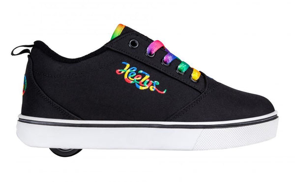 Heelys Pro 20  - Black / Rainbow Cursive - Skatewarehouse.co.uk