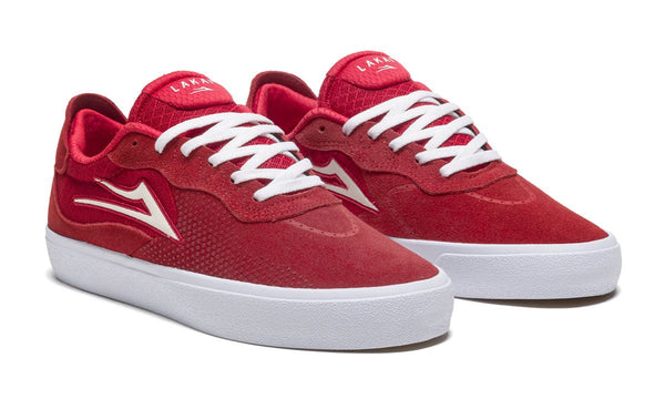 Lakai Essex Skate Shoes - Red - Skatewarehouse.co.uk