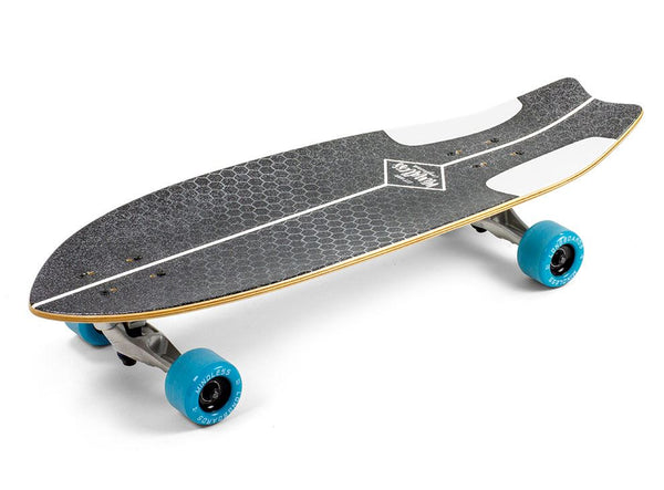 Mindless Surf Skate Fish Tail White Surfskate Skateboard 29.5