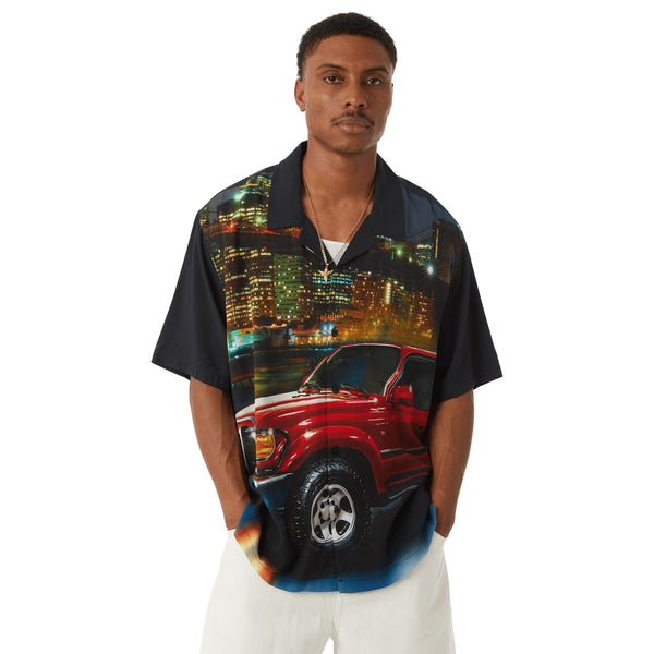 HUF Big City S / S Resort Shirt (Black) T-Shirt - S