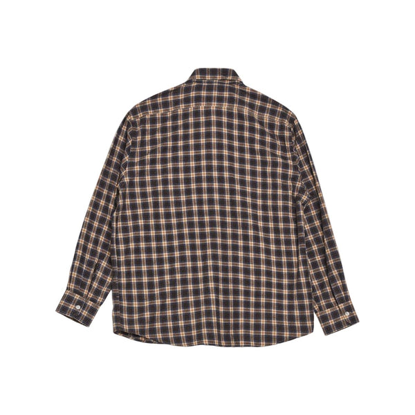 SM001-NICK Flannel (Vanilla / Brown)