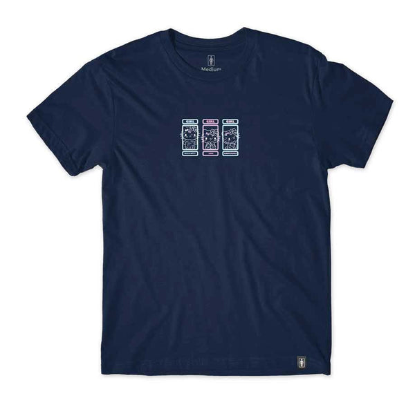 Girl Hello Kitty 50th Squad Tee Navy - Skatewarehouse.co.uk