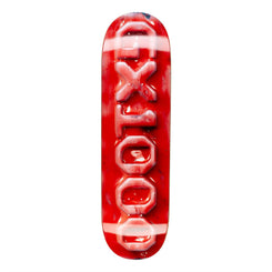 Ceramic OG Logo - Red Skateboard Deck - 8.75"
