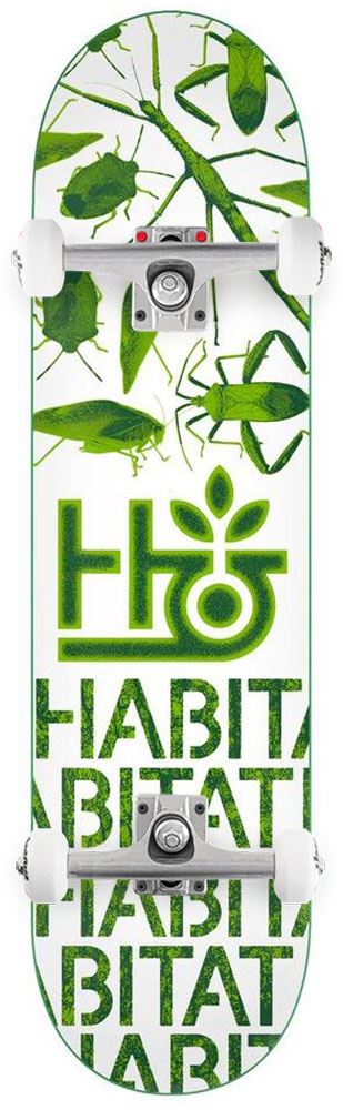 Habitat Insecta Green Complete Skateboard - 7.75
