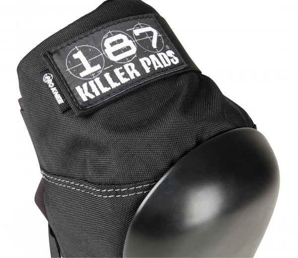 187 Killer Pads Pro Knee - Black / Black - Skatewarehouse.co.uk