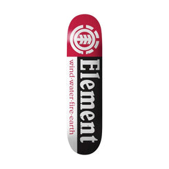 Element Team Section Skateboard Deck - 8.25" - Skatewarehouse.co.uk