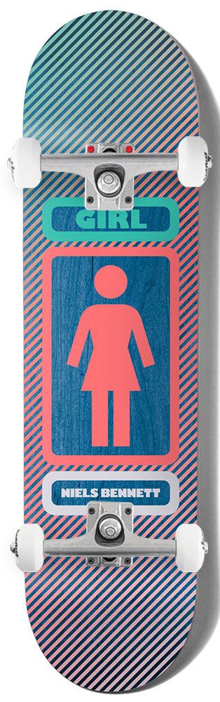 Girl Til W43D3 Niels Bennett x Venom Custom Complete Skateboard - 8.0