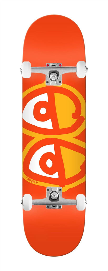 Krooked Eyes (Orange) CN x Venom Custom Complete Skateboard - 8.25"