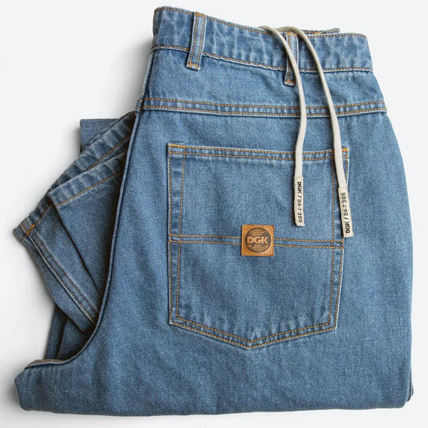 DGK Muni Denim Jean Washed Indigo - Skatewarehouse.co.uk