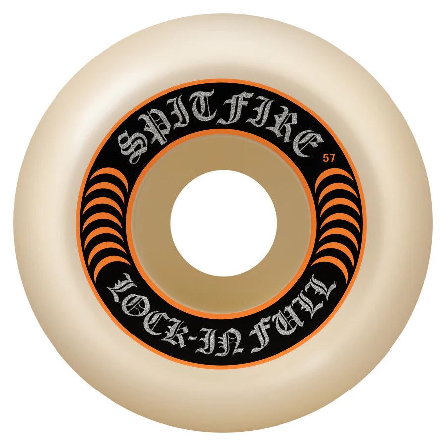 Spitfire F4 99Du Lock-In Full  (Natural/Orange) Skateboard Wheels