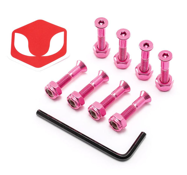 Venom Premium Hardware - Anodised - Pink - Skatewarehouse.co.uk