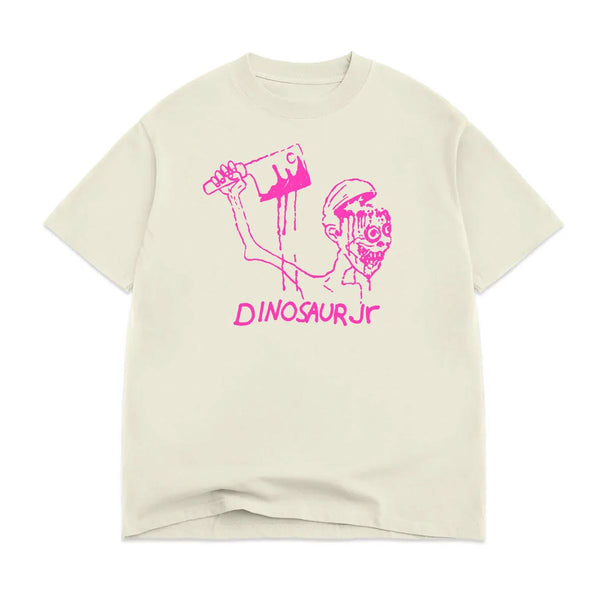 Color Bars x Dinosaur Jr Start Choppin Tee Off White